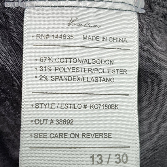 Kancan Women's Cotton Blend High Rise Flare Jeans - 30 - Picture 8 of 8